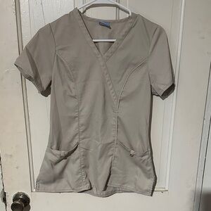 Barco Uniforms Women's Tan V-Neck Blouse